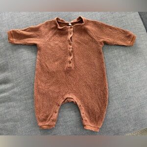 Organic Zoo Soil Fleece Onesie / Footie 100% Organic Cotton